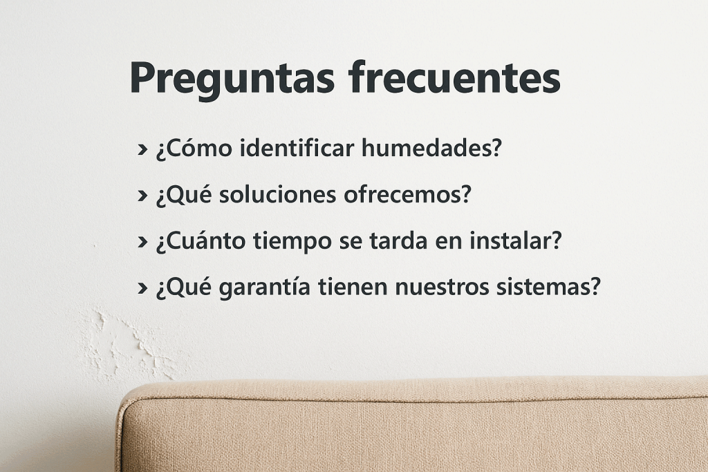 Faqs sobre humedades y cal